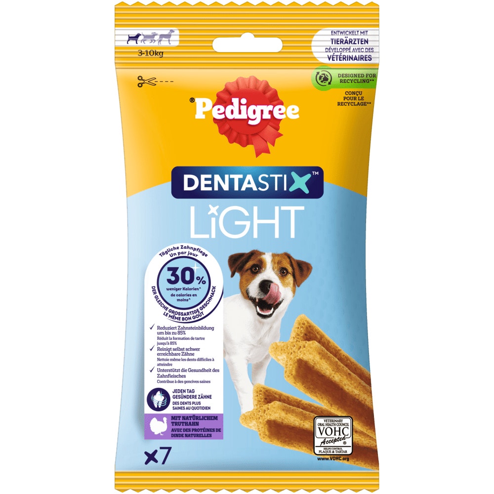 PEDIGREE® DENTASTIX™ LIGHT kleine Hunde, 7 & 35 Stück