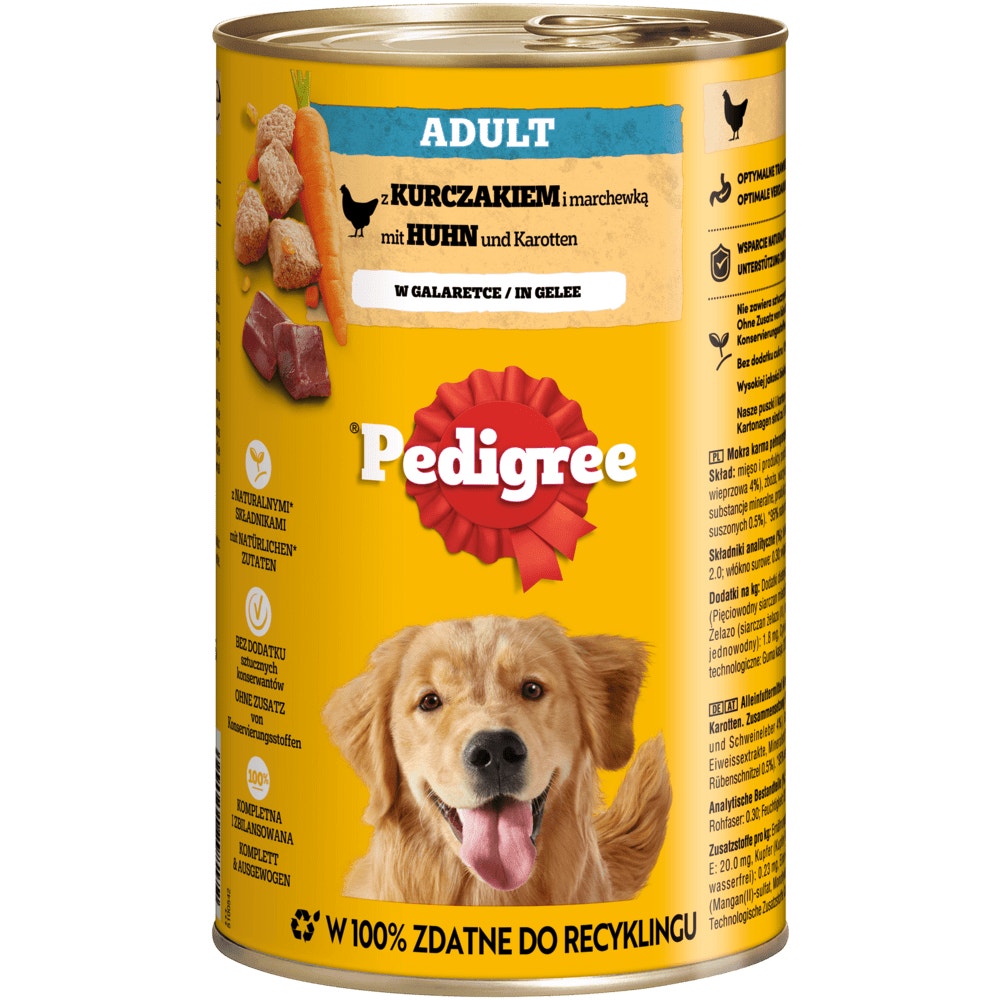PEDIGREE® Rind in Gelee, Dose 1,2kg