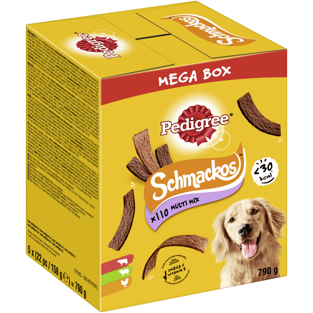 PEDIGREE® SCHMACKOS™ Multi Mix, 5 x 22 Stück