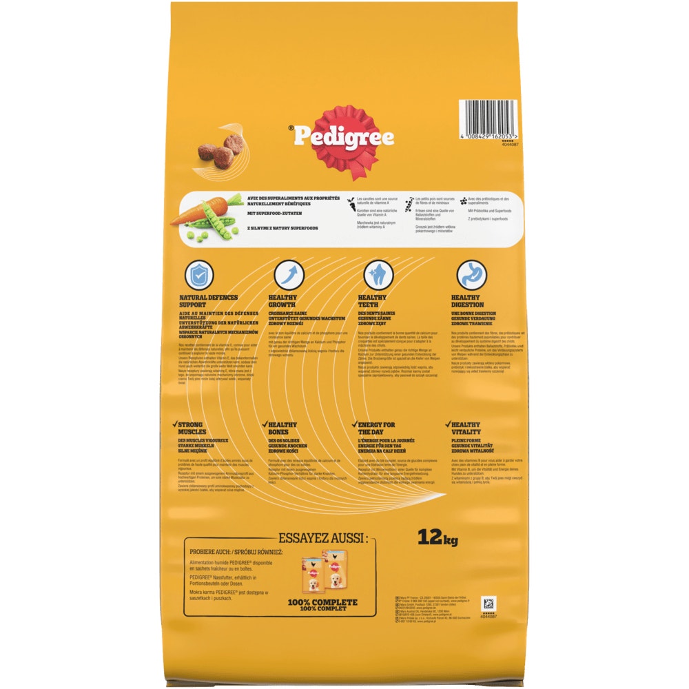 PEDIGREE® Professional Nutrition Trockenfutter Junior Geflügel, 12kg