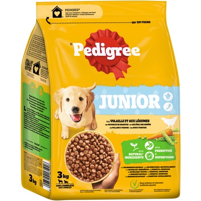 Trockenfutter Junior Geflügel & Gemüse, Beutel