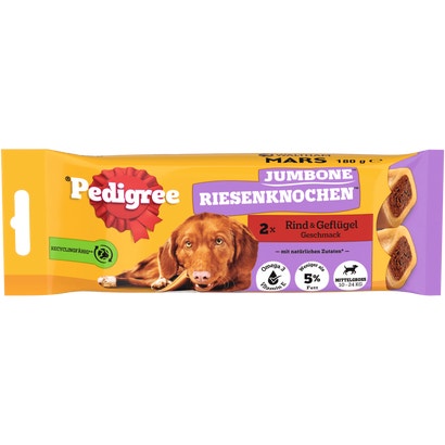 JUMBONE™ Riesenknochen Medium Rind & Geflügel Geschmack