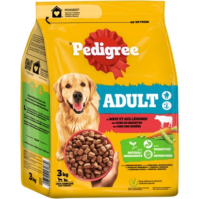 Trockenfutter, mittelgroße & große Hunde Rind & Gemüse