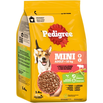 Trockenfutter, kleine Hunde Rind