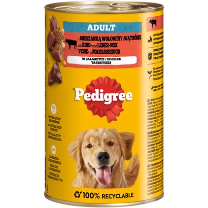 Nassfutter Adult Huhn & Karotte in Gelee, Dose