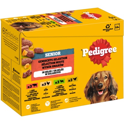 Multipack Senior, Gemischte Selektion in Gelee, Portionsbeutel