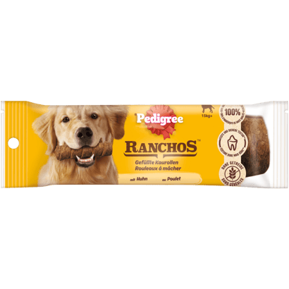 RANCHOS™ Gefüllte Kaurollen mit Huhn, Maxi 15kg+