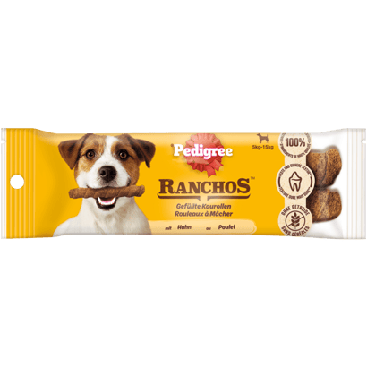 RANCHOS™ Gefüllte Kaurollen mit Huhn, Mini 5-15kg