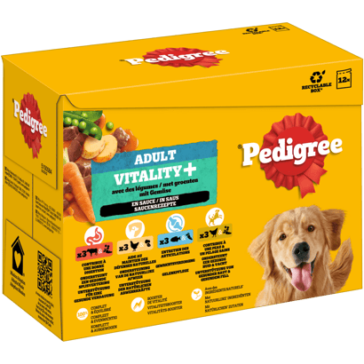 VITALITY+ in Sauce in 4 Varietäten, Portionsbeutel