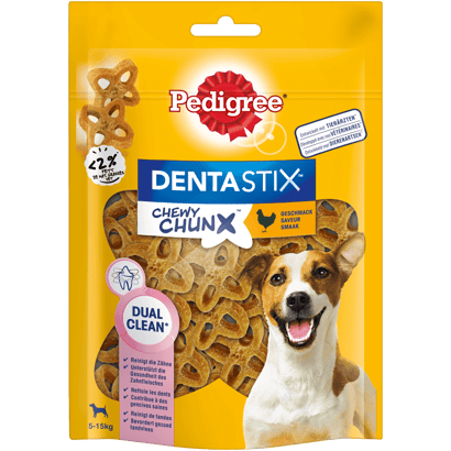 DENTASTIX™ CHEWY CHUNX™ mit Huhngeschmack, Mini 5-15kg, 68g