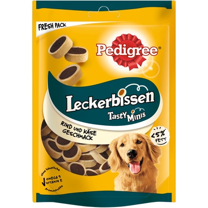 Leckerbissen Tasty Minis mit Rind & Käse Geschmack