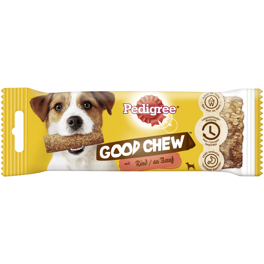PEDIGREE GOOD CHEW mit Rind fur kleine Hunde 1 Stuck Snacks Leckerlis